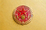 中国体育总局标志，五星与体育图案组合